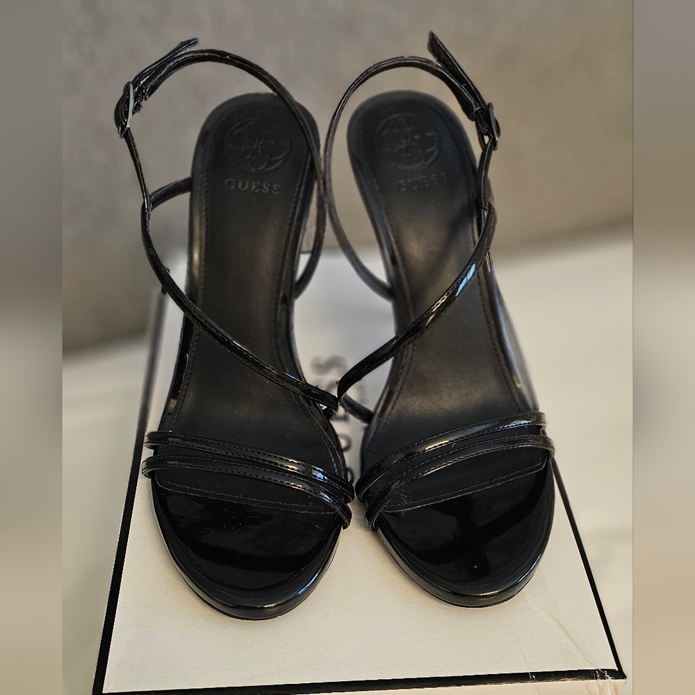 Guess, Tilda Strapy Heels. Size 8